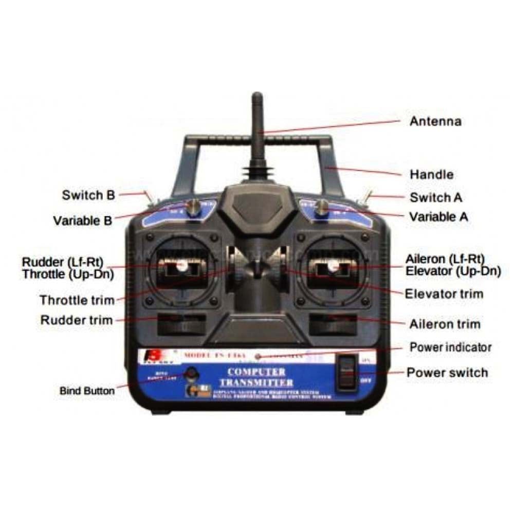 FlySky FS-CT6B 6ch 2.4GHz Transmitter & Receiver