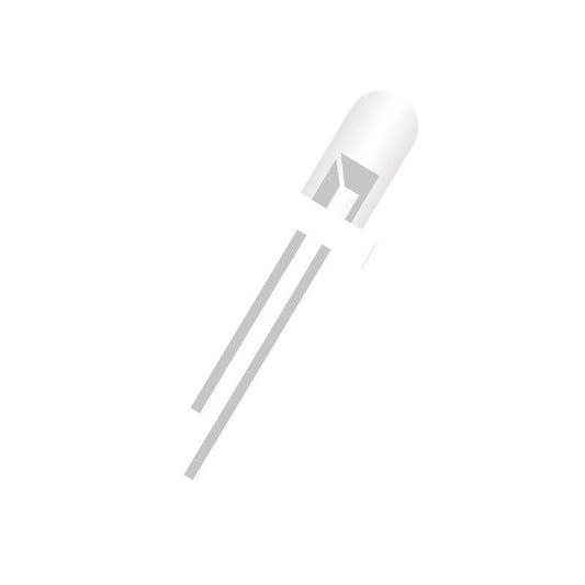 3mm White Red LED (Pack of 10) – High-quality LED for Arduino projects - Electronic Components - Robocraze