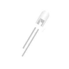 3mm White Red LED (Pack of 10) – High-quality LED for Arduino projects - Electronic Components - Robocraze
