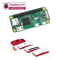 Raspberry Pi Zero WH + Zero W-WH Enclosure Kit – Protective case & camera cable -Robocraze