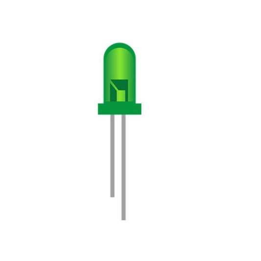 3mm Green LED (Pack of 10) – Reliable LED for DIY circuits - Electronic Components - Robocraze