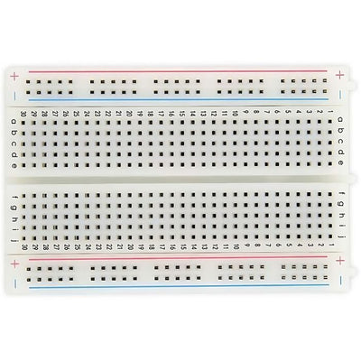 400 Tie Points Solderless Breadboard – Medium-sized breadboard for Arduino & projects. Electronic Components - Robocraze