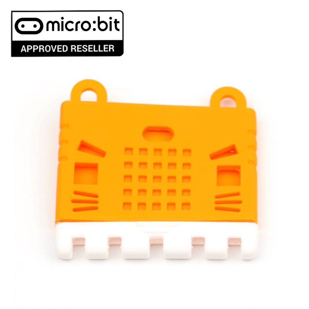 BBC Micro:Bit Silicone Soft Cover Protective Case (Orange) for Micro:Bit V1 & V2-Robocraze