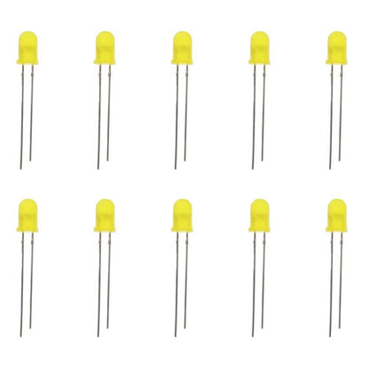 5mm Yellow LED(Pack of 10)-Robocraze