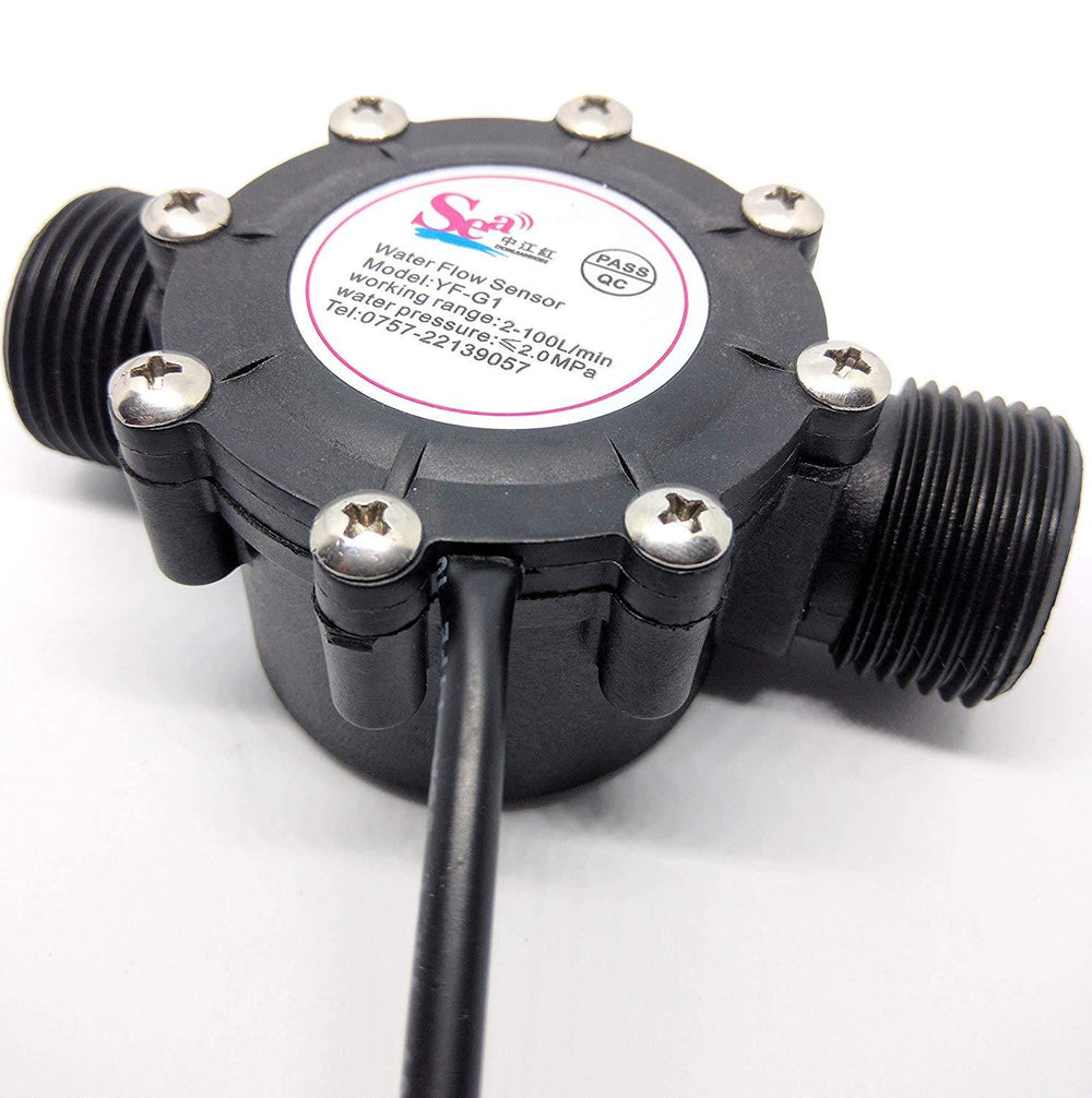 1 Inch Water Flow Sensor YF-G1 DN25 – Accurate sensor for liquid flow rate detection.-Water Flow Sensor -Robocraze
